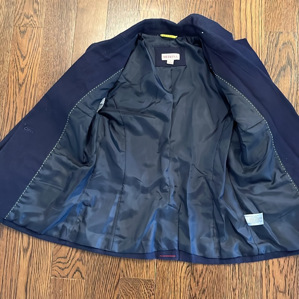 Merona women’s blazer- navy blue - Picture 3 of 4